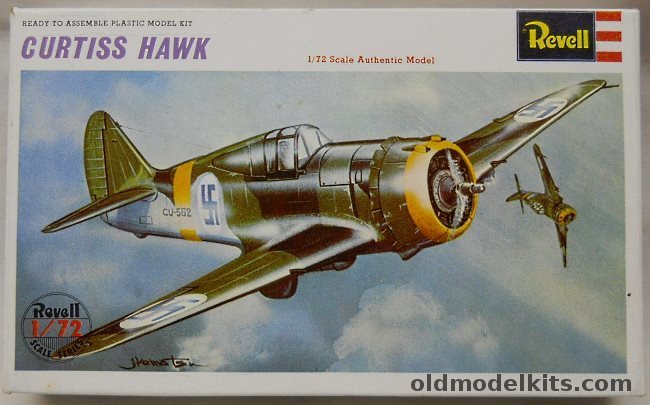 Revell 1/72 Curtiss Hawk 75A (P-36) Finland, H658 plastic model kit